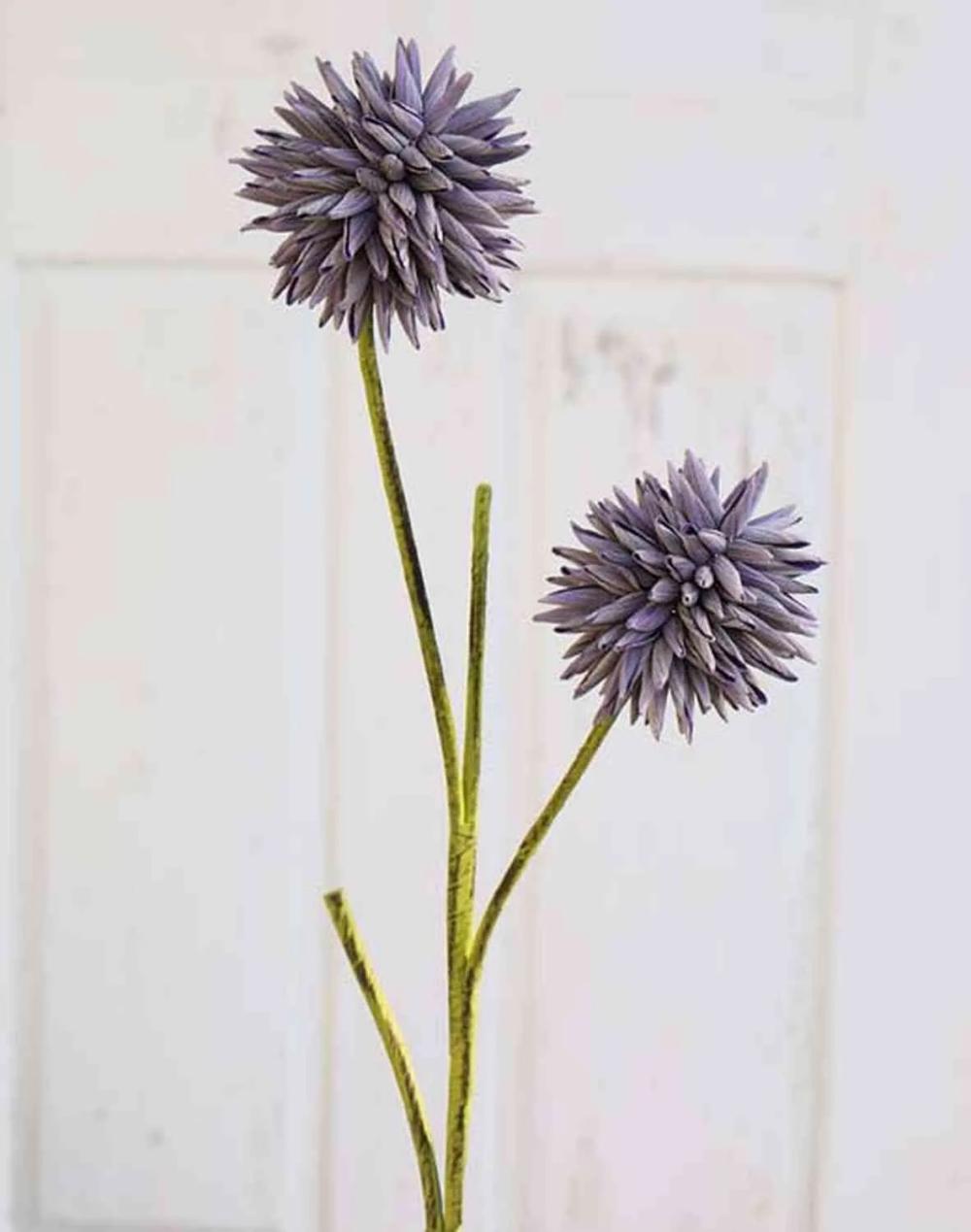 Allium | Artificial Allium Chirara, Purple, 3Ft/95Cm, Ø3.9"/10Cm Allium Allium