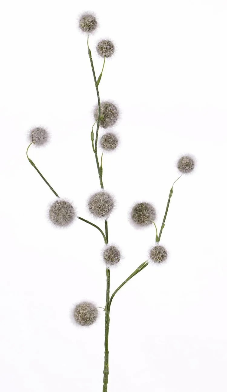 Allium | Artificial Allium Emrah, Green, 31"/80Cm, Ø0.8"-1.6"/2-4Cm Allium Allium