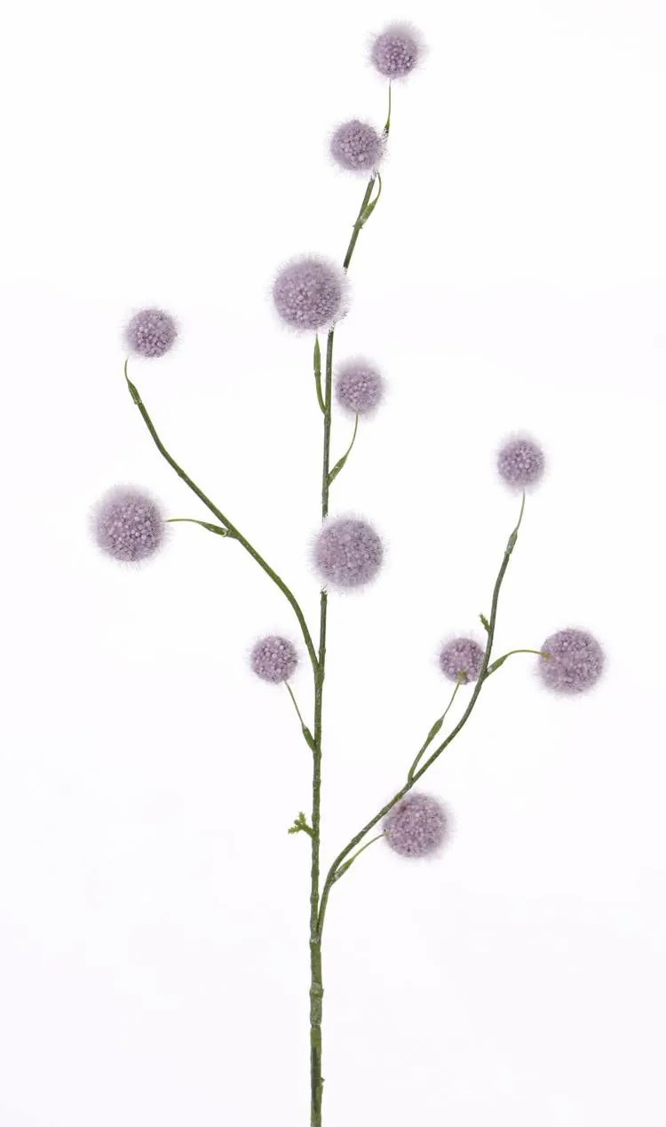 Allium | Artificial Allium Emrah, Violet, 31"/80Cm, Ø0.8"-1.6"/2-4Cm Allium Allium