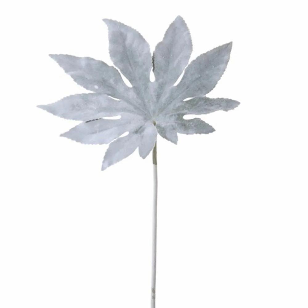 Aralia | Decorative Leaf Aralia Dusan, White-Grey, 20"/50Cm Aralia Aralia