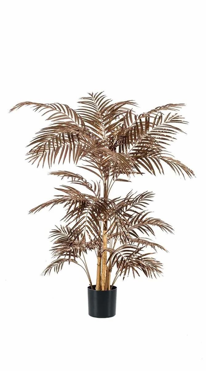 Areca palms | Artificial Palm Areca Paradisa, Metallic Bronze, 5Ft/145Cm Areca palms Areca palms