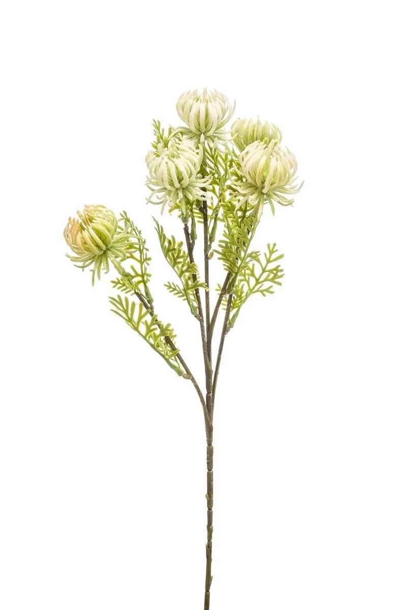 Artichoke plant | Artificial Artichoke Flowering Branch Palladia, Cream, 18"/45Cm Artichoke plant Artichoke plant