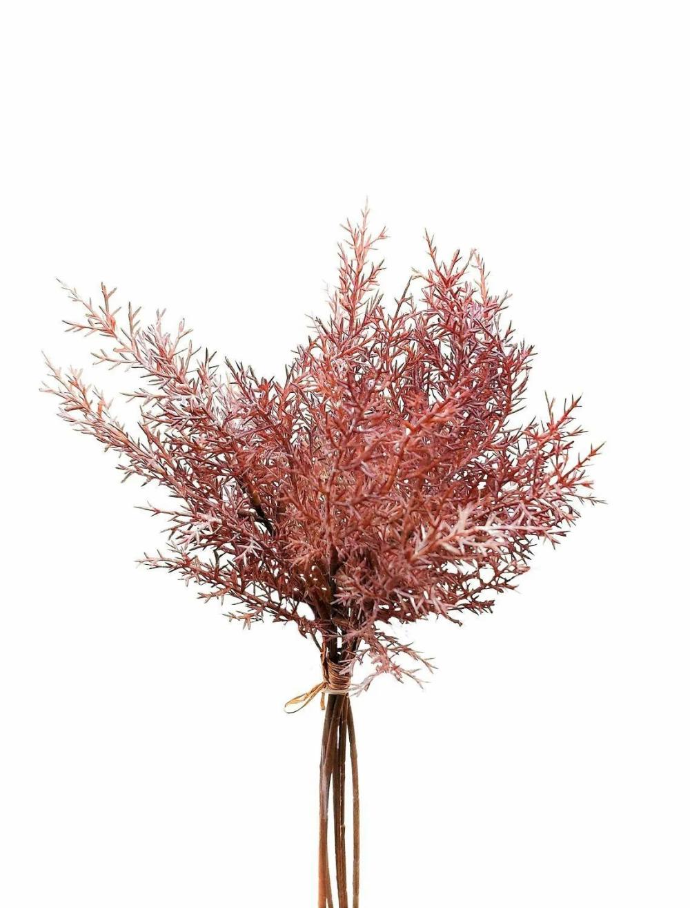 Asparagus plants | Artificial Asparagus Sprengeri Bunch Rubiolta, Violet-Pink, 14"/35Cm Artificial Plants Asparagus plants