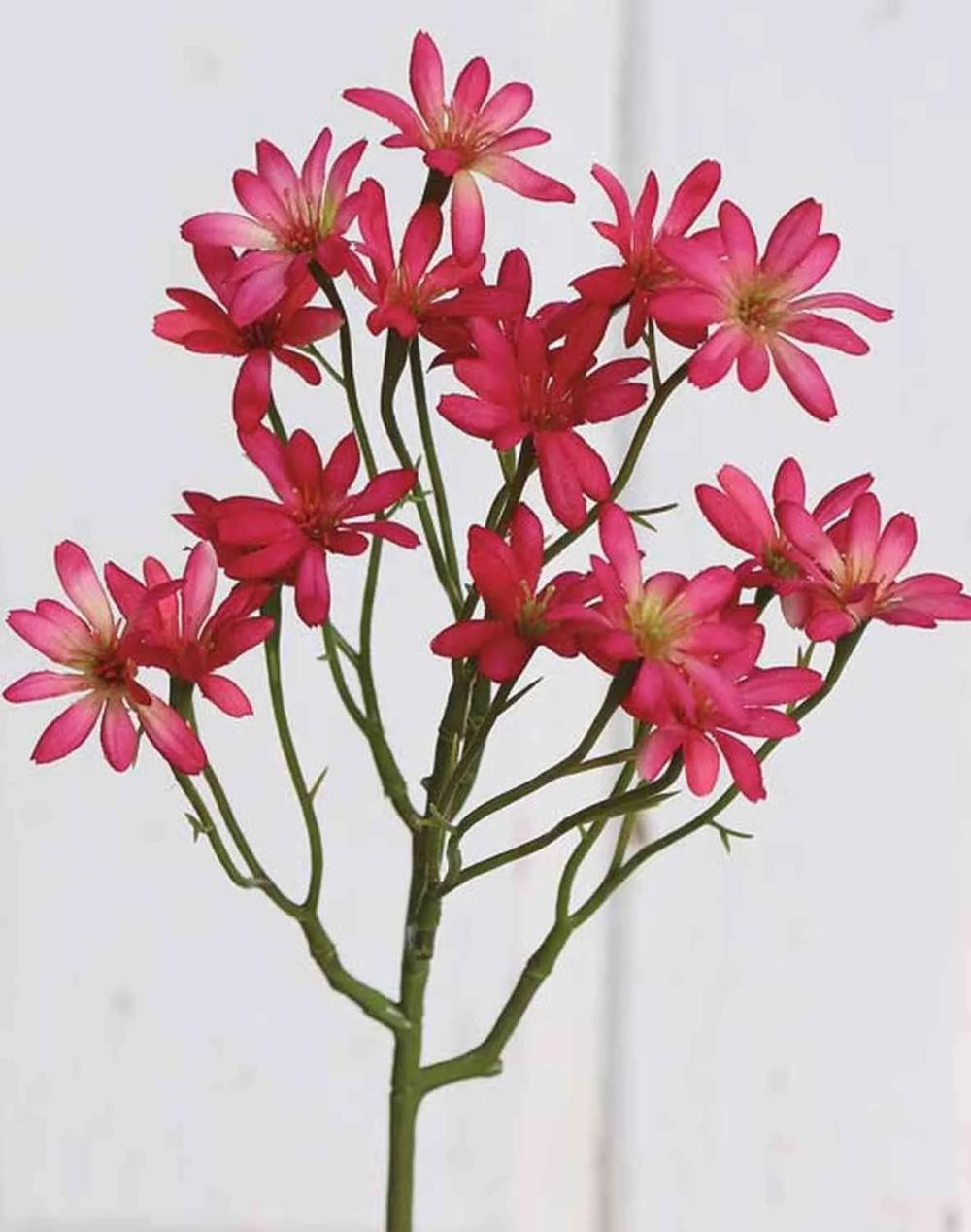 Aster | Artificial Sea Aster Namina, Pink, 18"/45Cm Artificial Flowers Aster