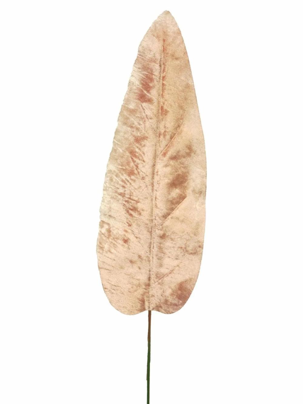 Banana palm | Velvet Banana Leaf Aoxue, Pink, 28"/70Cm Artificial Palms Banana palm