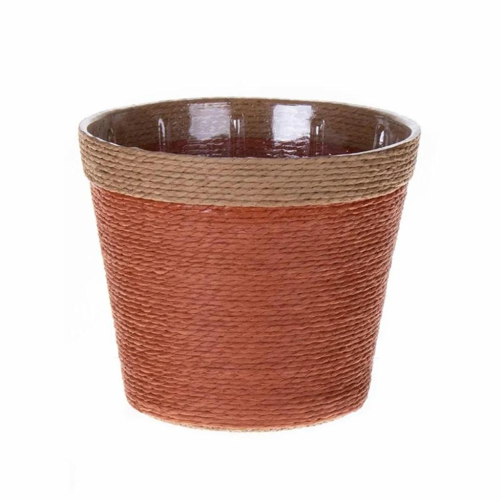 Baskets | Plant Basket Nerionko, Terracotta-Beige, 4.3"/11Cm, Ø5.3"/13,5Cm Accessories Baskets