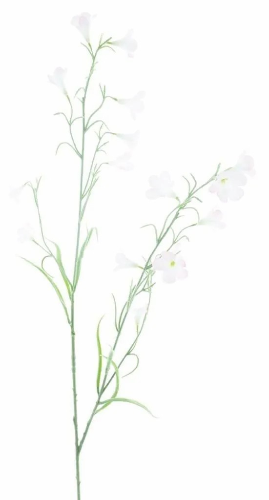 Bellflower | Artificial Bellflower Sanderina, White-Pink, 3Ft/105Cm Artificial Flowers Bellflower