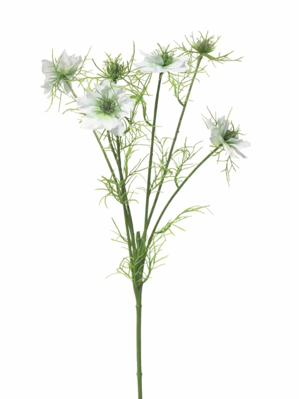 Black cumin | Artificial Black Cumin Branch Tianke, Cream, 26"/65Cm Artificial Flowers Black cumin