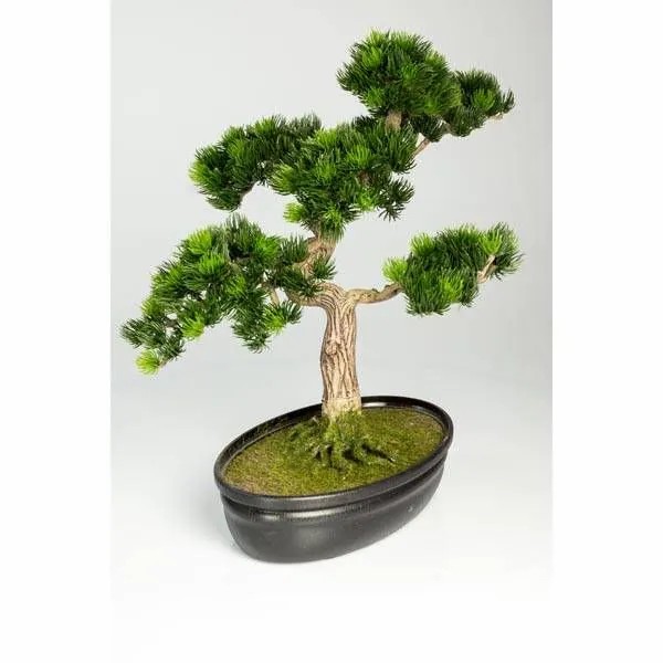 Bonsai trees | Artificial Japanese Bonsai Pine Meldin, Aerial Roots, Planter, 16"/40Cm Artificial Trees Bonsai trees