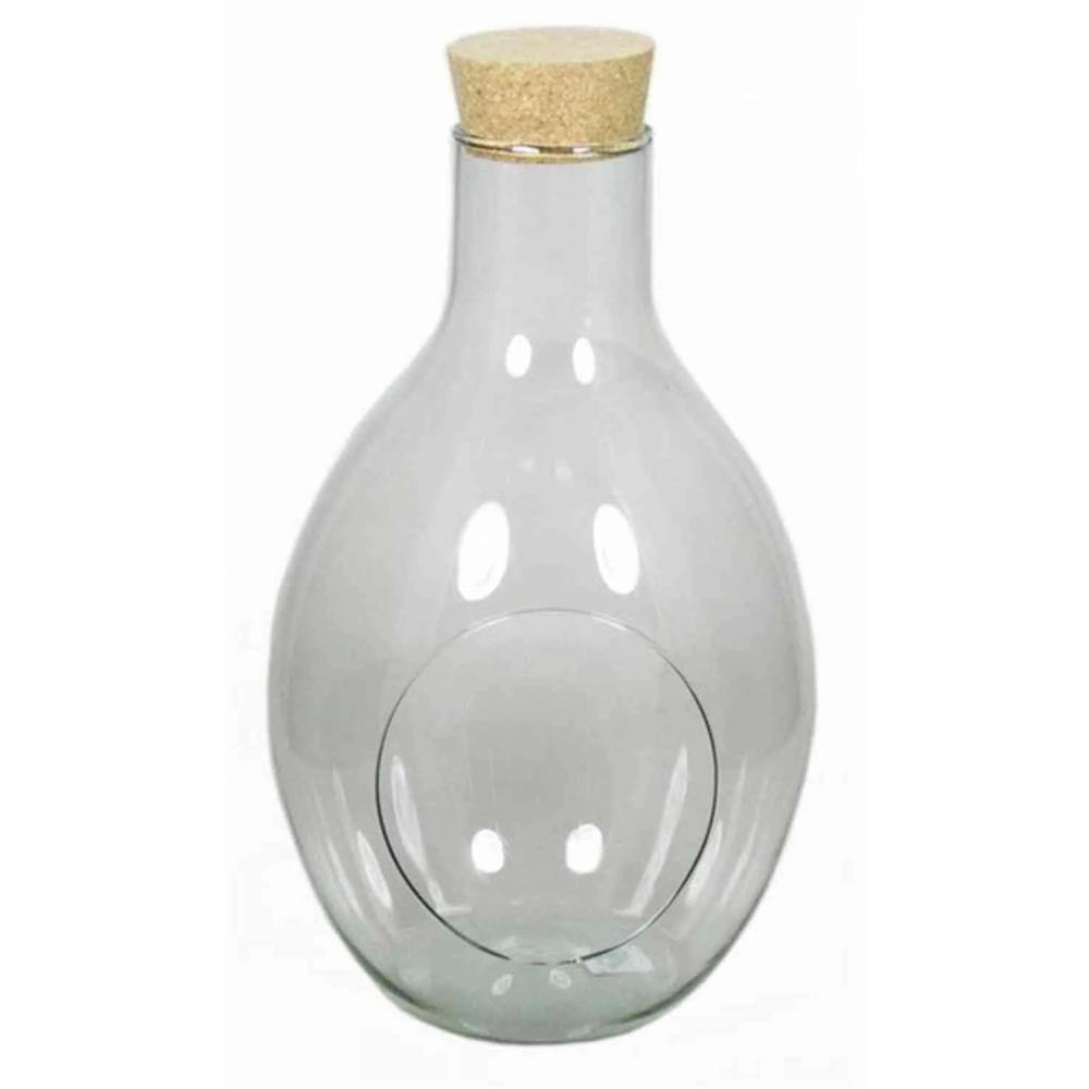 Bottle garden | Plant Terrarium Vinella Made Of Glass, Cork, Clear, 14"/36,5Cm, Ø10"/24,5Cm Accessories Bottle garden