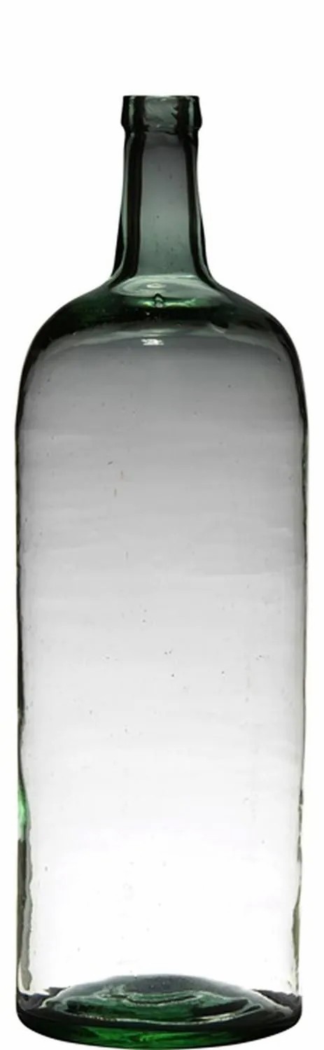 Bottles | Decorative Bottle Niran, Glass, Recycled, Clear-Green, 24"/60Cm, Ø7.5"/19Cm Accessories Bottles