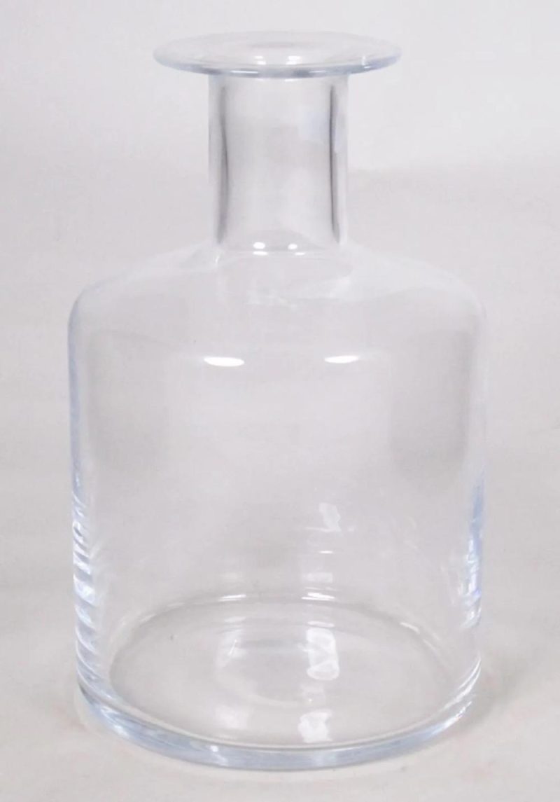 Bottles | Transparent Bottle Junela, Glass, 11"/28Cm, Ø6.7"/17Cm Accessories Bottles