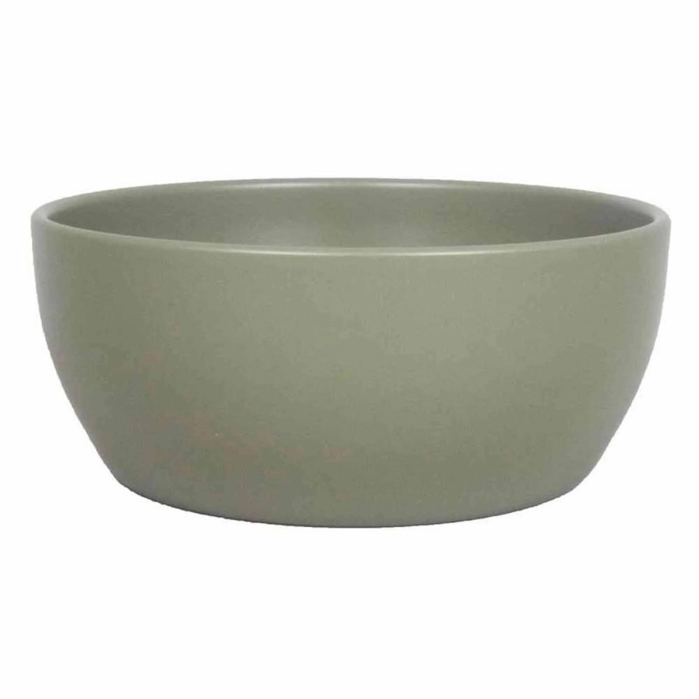 Bowls, dishes, plates | Bowl Made Of Ceramic Teheran Bridge, Olive Green Matt, 3.3"/8,5Cm, Ø7.3"/18,5Cm Accessories Bowls, dishes, plates