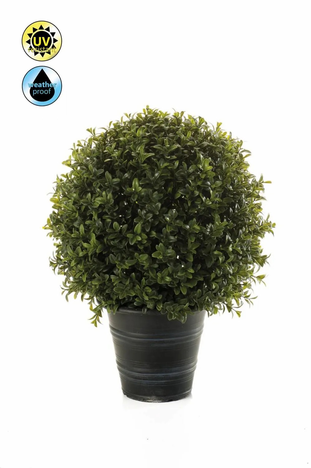 Boxwood | Artificial Boxwood Tom In A Planter, Crossdoor, 17"/42 Cm, Ø 12"/30 Cm Artificial Trees Boxwood