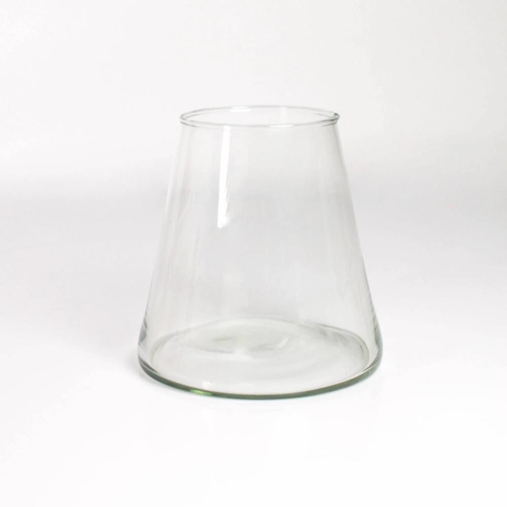 Candle holders | Candle Jar Cone Shape Max, Clear, 6.3"/16Cm, Ø4"/10Cm Accessories Candle holders