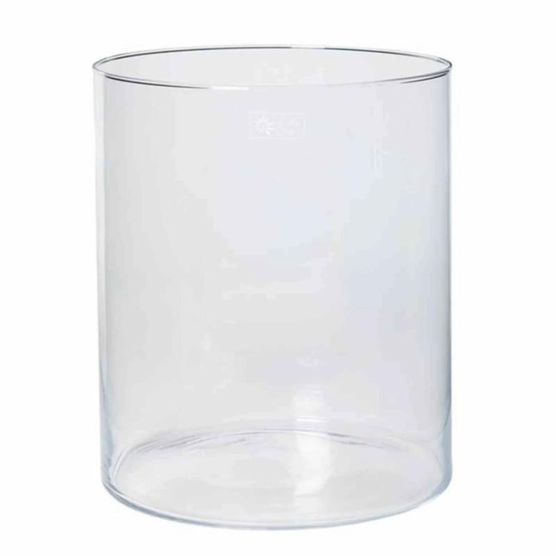 Candle holders | Cylindrical Candle Holder Sanya Ocean, Glass, Clear, 14"/35Cm, Ø12"/30Cm Accessories Candle holders