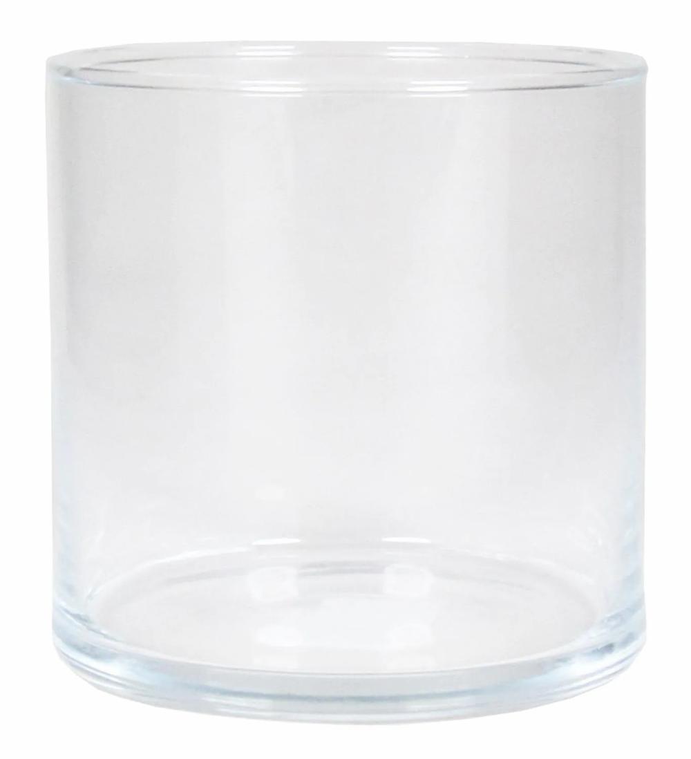 Candle holders | Cylindrical Candle Holder Sanya Ocean, Glass, Clear, 4"/10Cm, Ø4"/10,1Cm Accessories Candle holders