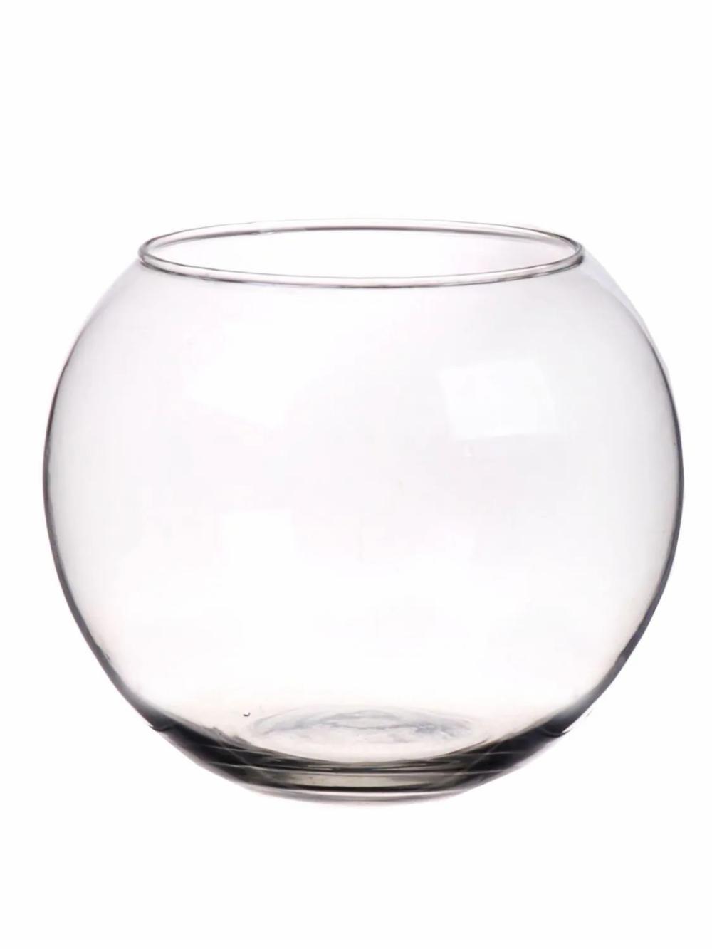 Candle holders | Flower Vase Tobi Air, Glass, Ball, Clear, 6.1"/15,5Cm, Ø7.5"/19Cm Accessories Candle holders