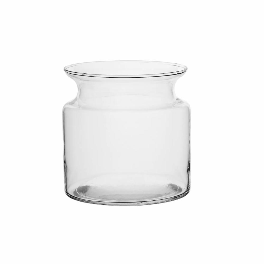 Candle holders | Glass Candle Holder Hanna Air, Clear, 6"/15Cm, Ø6"/15Cm Accessories Candle holders