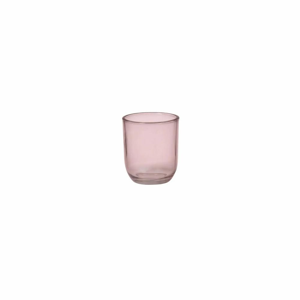 Candle holders | Glass Candle Holder Joffrey, Pink, 3.1"/8Cm, Ø2.8"/7Cm Accessories Candle holders