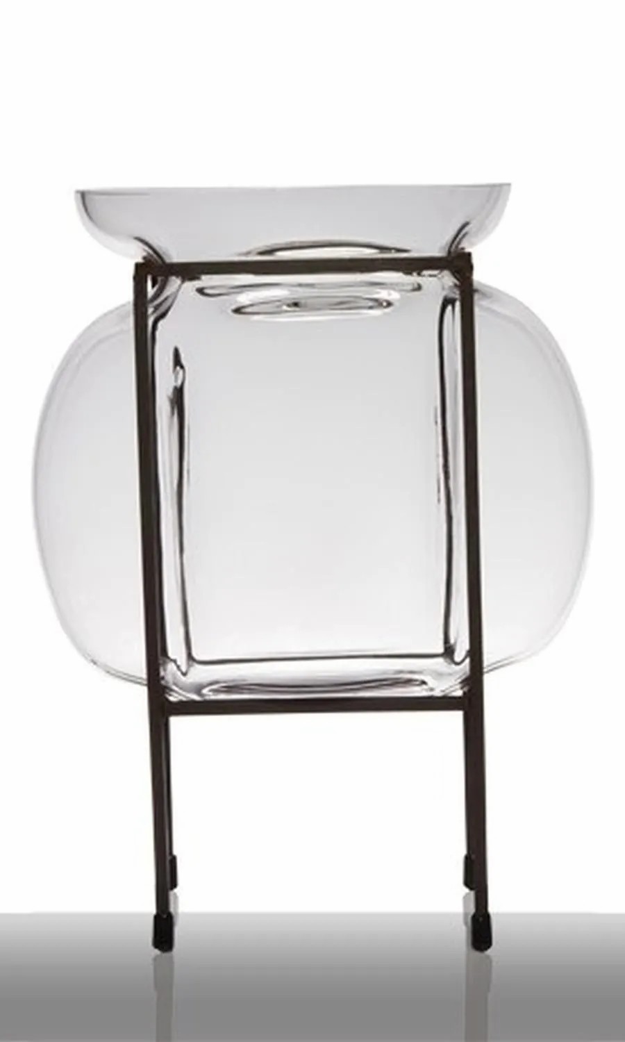 Candle holders | Glass Lantern Nelson With Stand, Clear, 5.7"X5.7"X12"/14,5X14,5X30Cm Accessories Candle holders