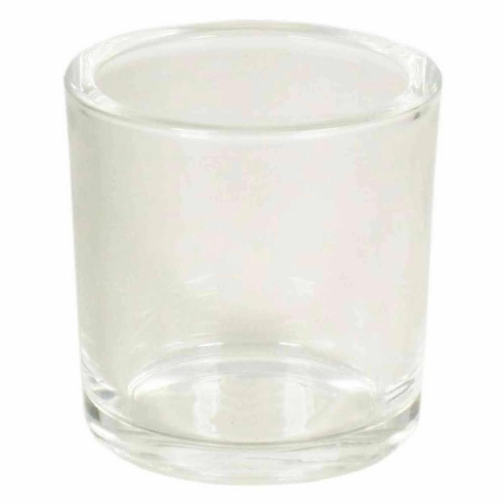 Candle holders | Small Tea Light John Ocean, Glass, Clear, 4"/10Cm, Ø4"/10Cm Accessories Candle holders