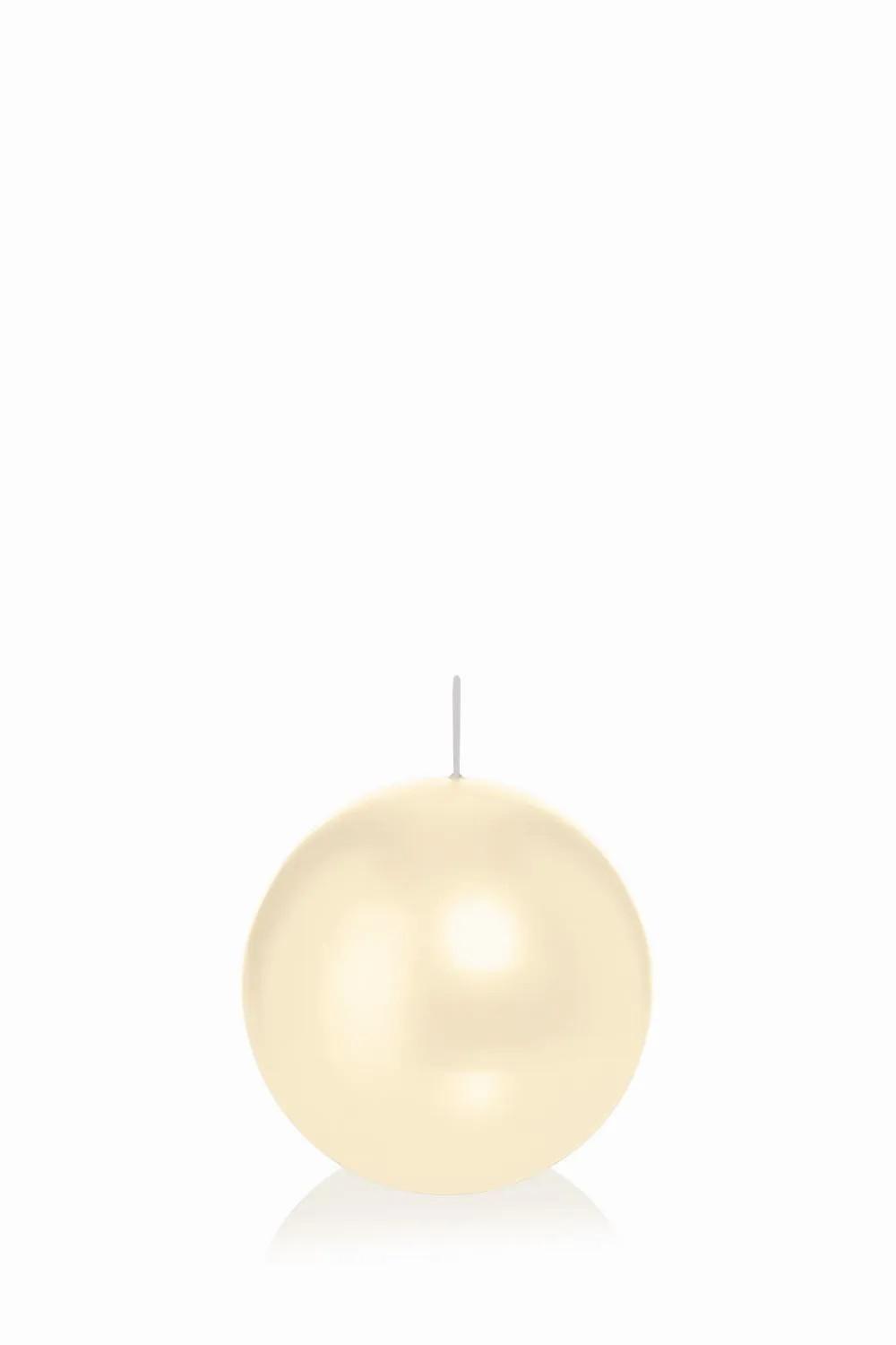 Candles | Ball Wax Candle Maeva, Cream, Ø2.4"/6Cm, 10H – Made In Germany Accessories Beige