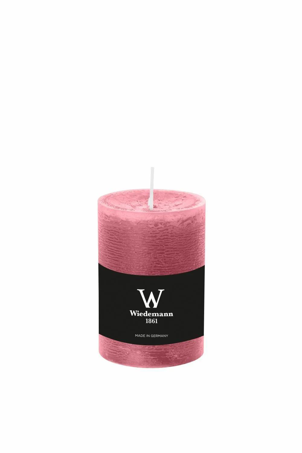 Candles | Block Candle Aurora, Antique Pink, 4"/10Cm, Ø2.7"/6,8Cm, 42H – Made In Germany Accessories Candles