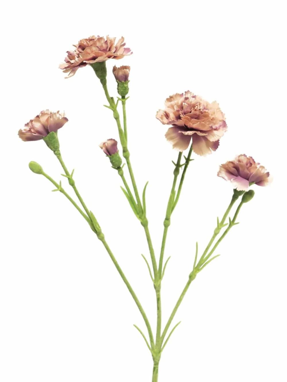 Carnation | Artificial Carnation Ahong, Lilac-Pink, 24"/60Cm Artificial Flowers Carnation