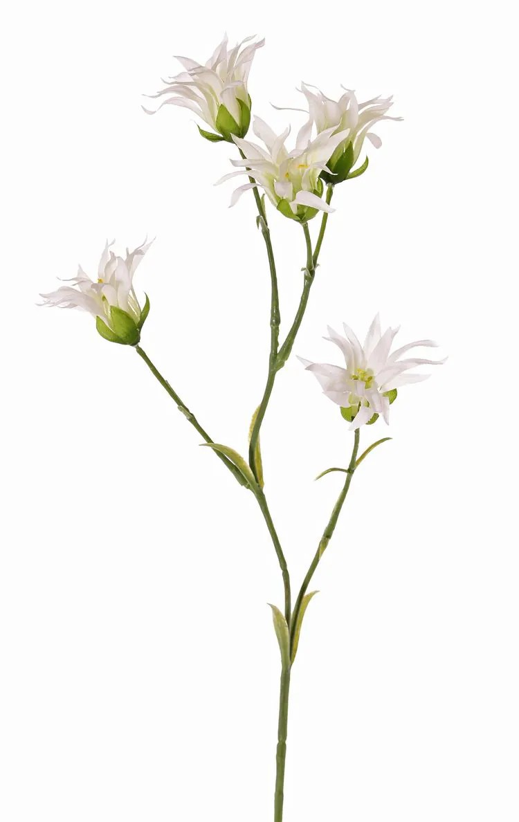 Carnation | Artificial Dianthus Kastalia, Cream, 26"/65Cm, Ø1.6" – 2"/4-5Cm Artificial Flowers Carnation