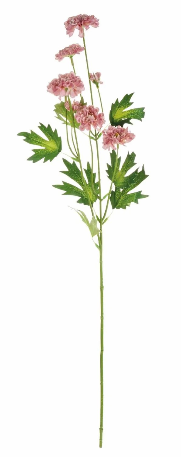 Chrysanthemum | Artificial Chrysanthemum Branch Reinharda, Dusky Pink, 26"/65Cm Artificial Flowers Chrysanthemum