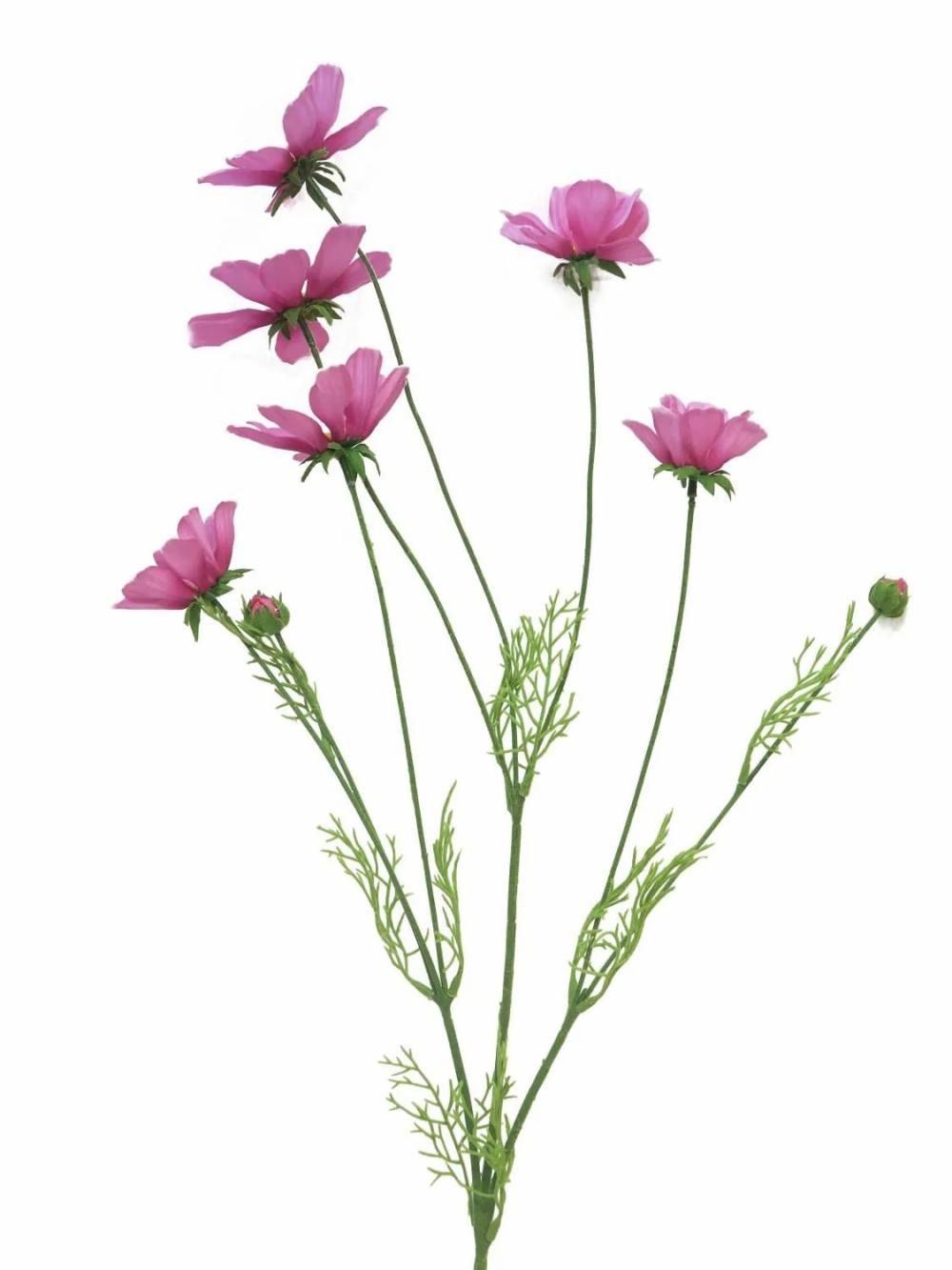 Cosmos | Artificial Cosmos Branch Bailing, Pink, 3Ft/90Cm Artificial Flowers Cosmos