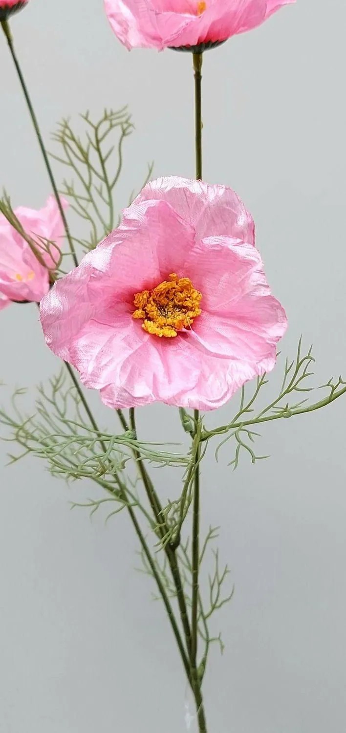 Cosmos | Decorative Flower Branch Cosmos Prestiosa, Pink, 30"/75Cm Artificial Flowers Cosmos