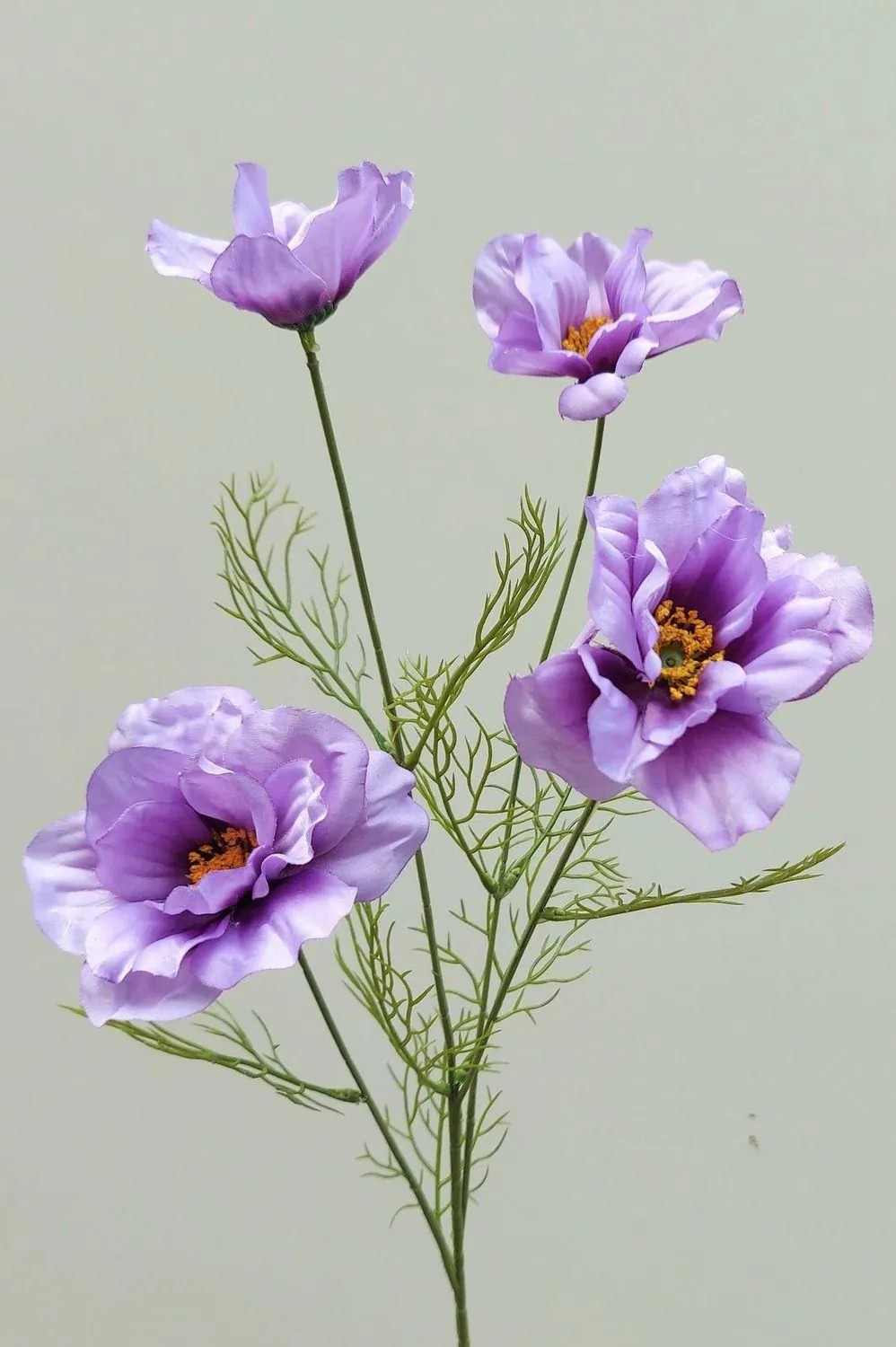 Cosmos | Decorative Flower Branch Cosmos Prestiosa, Purple, 30"/75Cm Artificial Flowers Cosmos