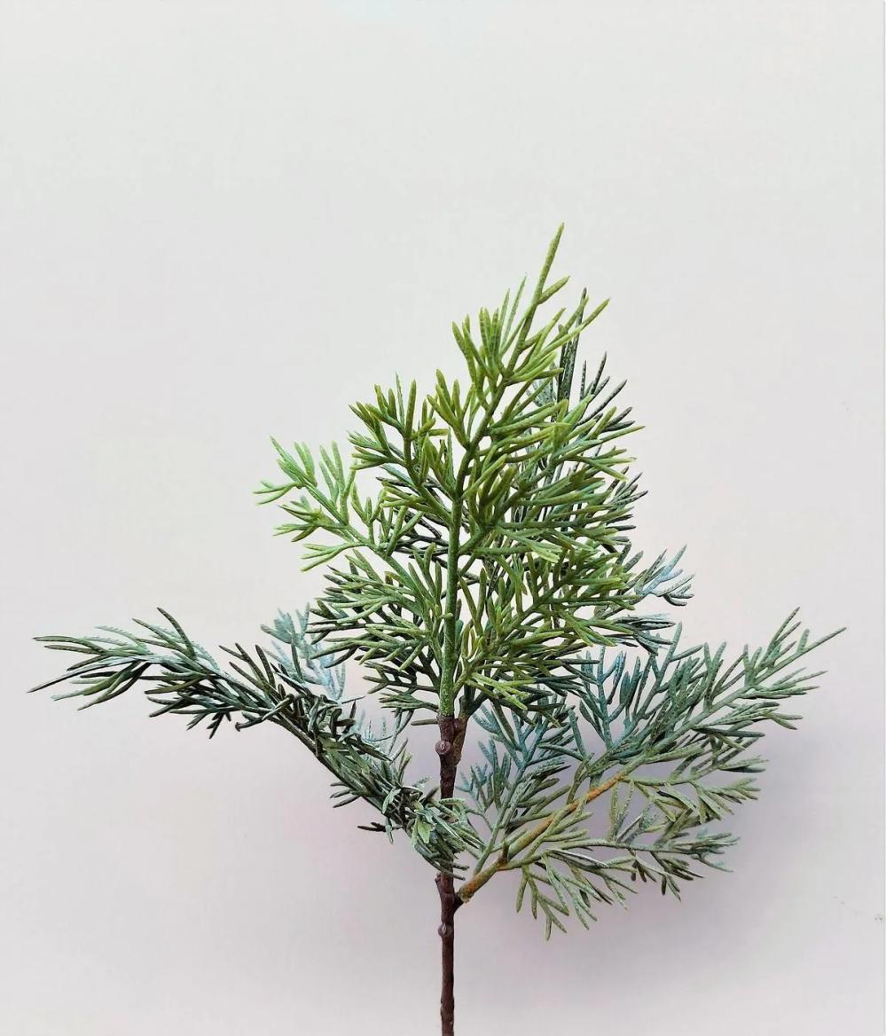 Cypresses | Decorative Cedar Branch Balthilde, Green, 16"/40Cm Artificial Trees Cypresses