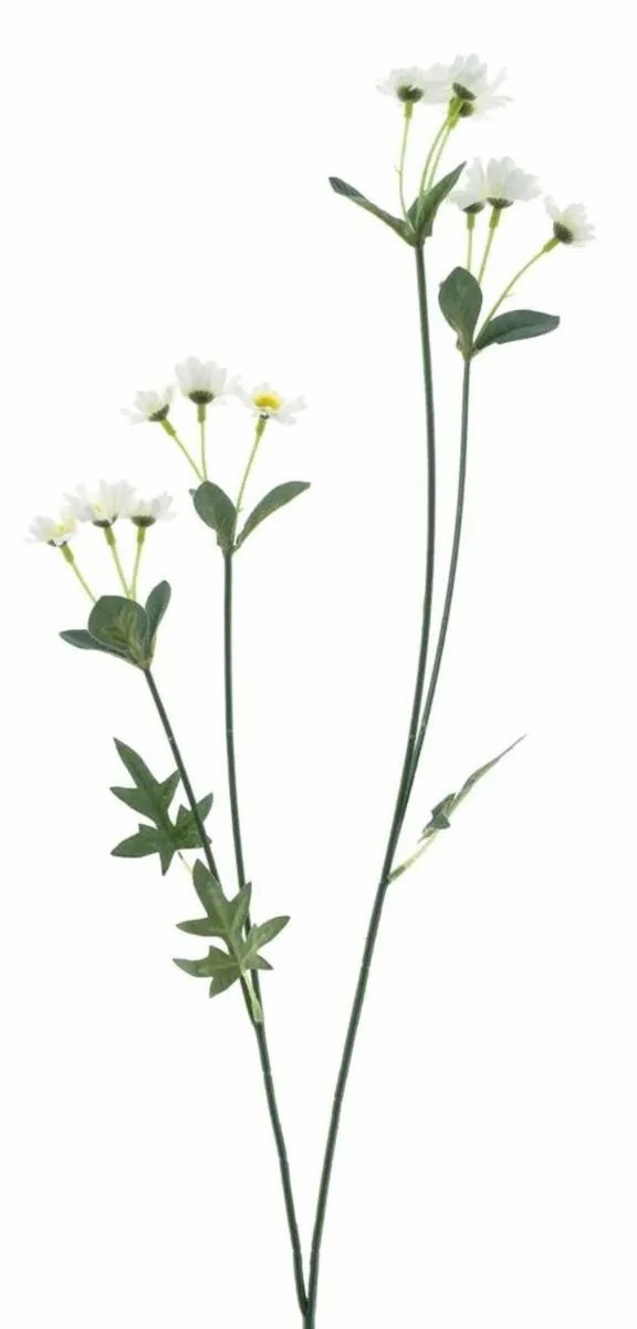 Daisies | Decorative Branch Daisy Kasani, Cream, 24"/60Cm Artificial Flowers Daisies