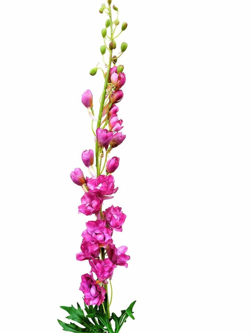 Delphinium | Fake Flower Delphinium Radunia, Fuchsia, 3Ft/100Cm Artificial Flowers Delphinium