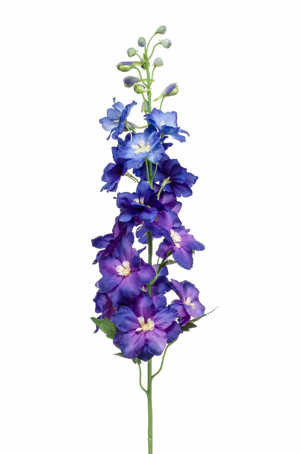 Delphinium | Silk Delphinium Setsuko, Dark Blue, 3Ft/95 Cm Artificial Flowers Blue