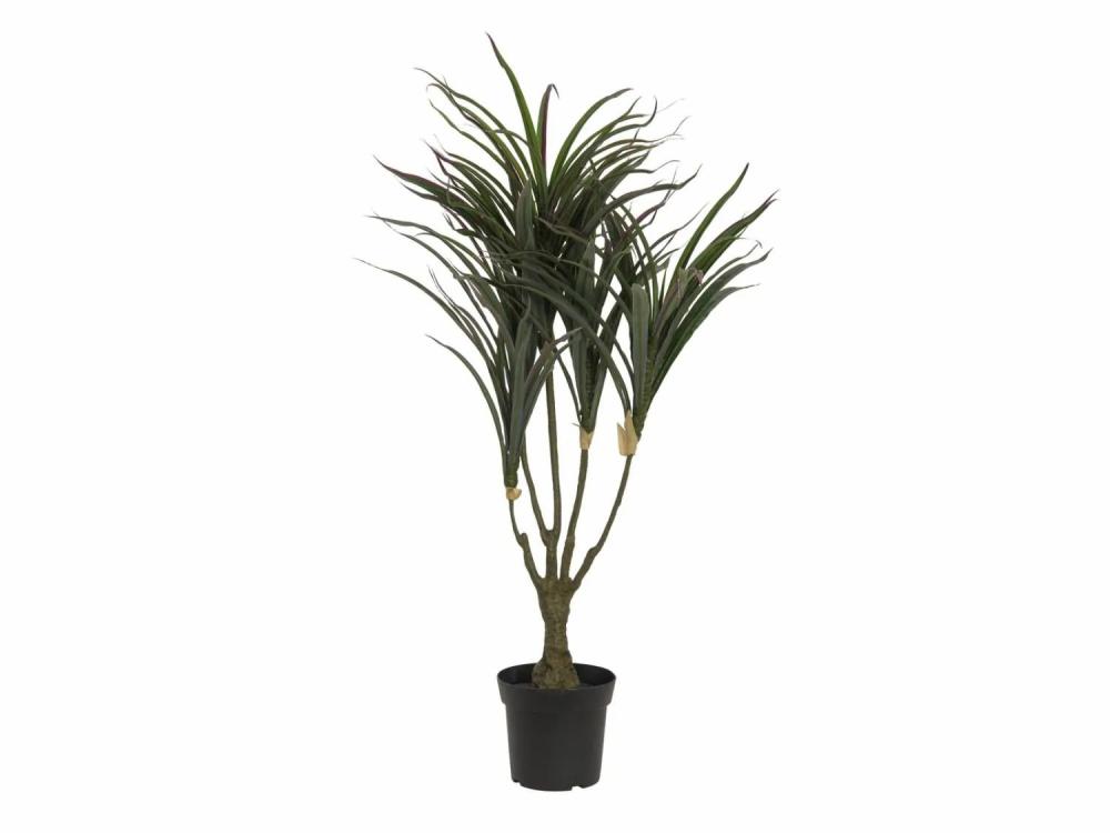 Dragon trees | Artificial Dracaena Reflexa Tabivo, Artificial Stem, Green-Red, 3Ft/90Cm Artificial Trees Dragon trees