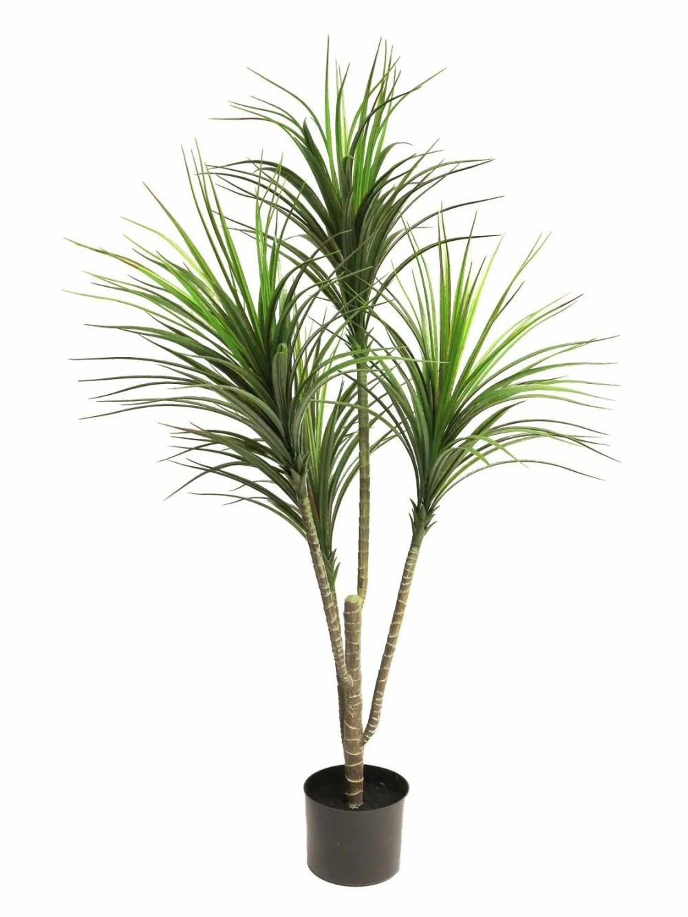 Dragon trees | Fake Dracaena Marginata Xinyan, Artificial Trunk, Crossdoor, Green, 4Ft/110Cm Artificial Trees Dragon trees