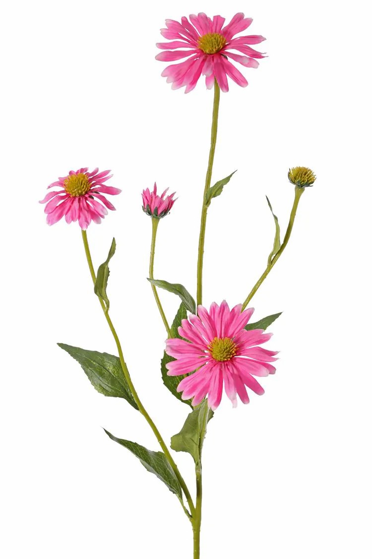 Echinacea | Artificial Coneflower Briana, Pink, 33"/85Cm, Ø3.1"-4.3"/8-11Cm Artificial Flowers Echinacea