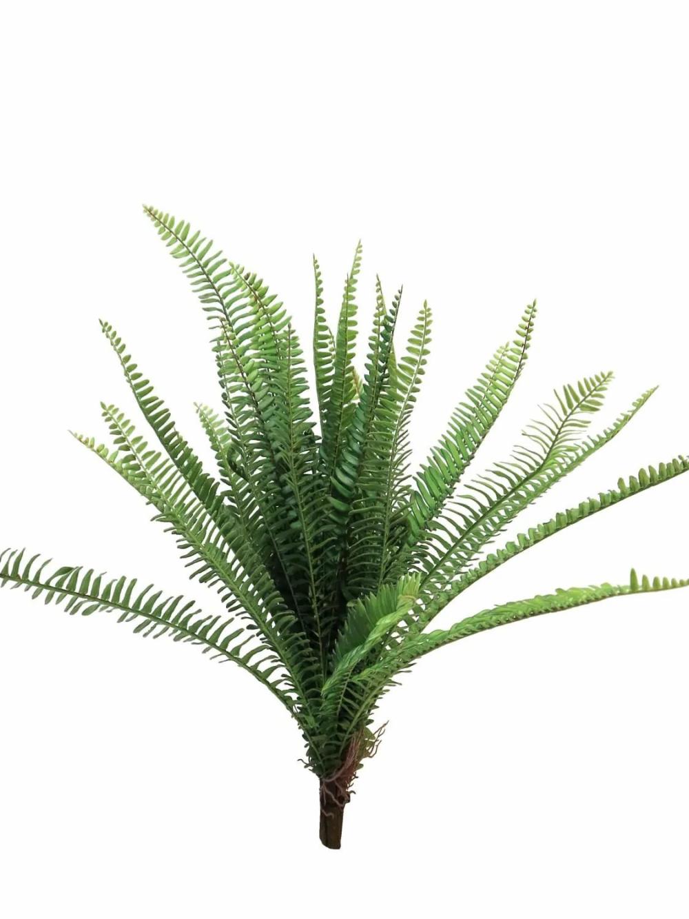 Ferns | Artificial Boston Fern Tang, Crossdoor, Spike, Green, 24"/60Cm Artificial Plants Ferns