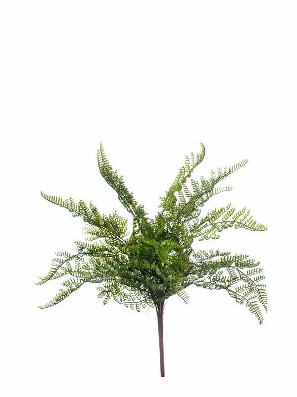 Ferns | Artificial Lady Fern Mellea On Spike, Green, 16"/40Cm Artificial Plants Ferns