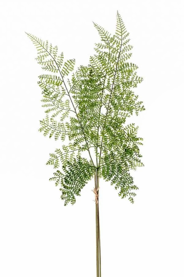 Ferns | Plastic Shield Fern Spray Halima, Green, 24"/60Cm Artificial Plants Ferns