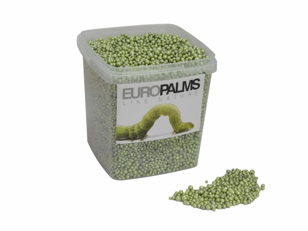 Filling material | Expanded Clay Balls Perla For Decoration, Granules, Shiny Apple-Green, 1-4Mm, 5,5L Bucket, Made In Germany Accessories Filling material