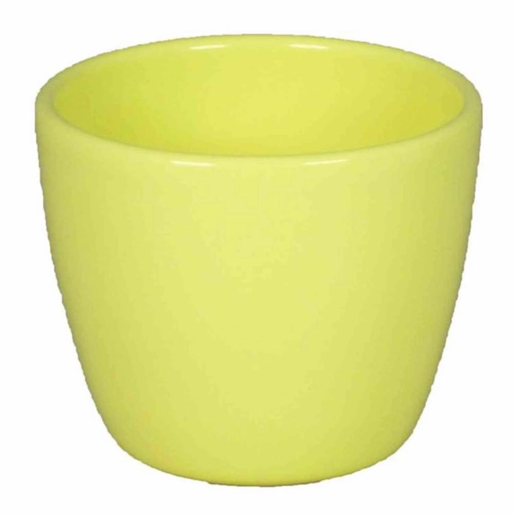 Flower pots | Ceramic Pot For Plants Small Teheran Basar, Light Yellow, 2.4"/6Cm, Ø3"/7,5Cm Accessories Flower pots