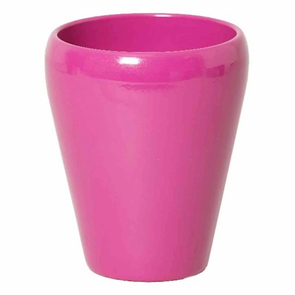 Flower pots | Conical Vase For Orchids Nazarabad, Ceramic, Pink, 7"/17Cm, Ø5.5"/14Cm Accessories Flower pots