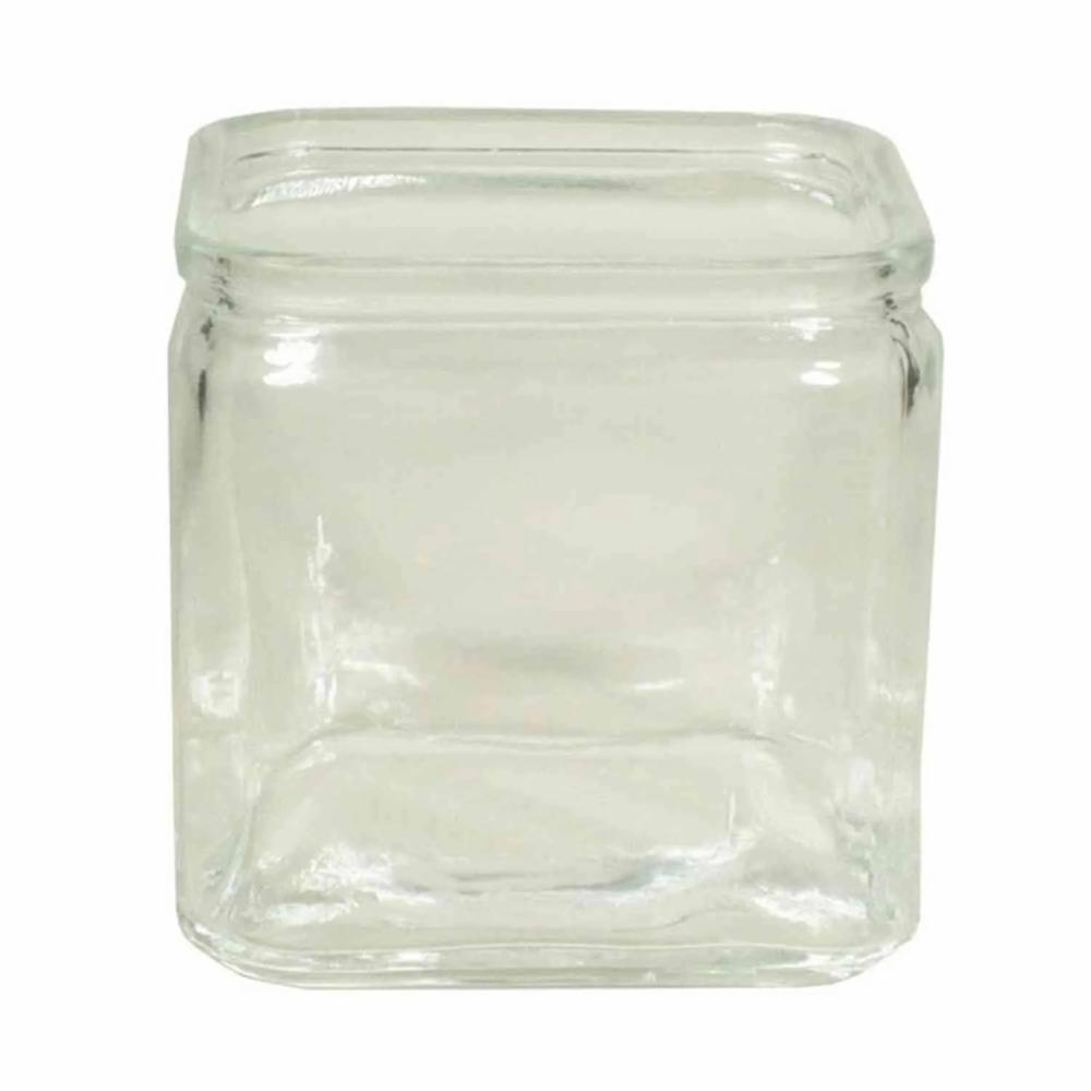 Flower pots | Glass Candle Holder Sean, Clear, 4.7"X4.7"X4.7"/12X12X12Cm Accessories Flower pots