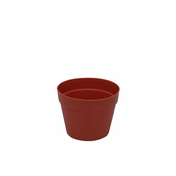 Flower pots | Planter Taso Made Of Plastic, Terracotta, 5.3"/13.5Cm, Ø7"/17Cm Accessories Brown