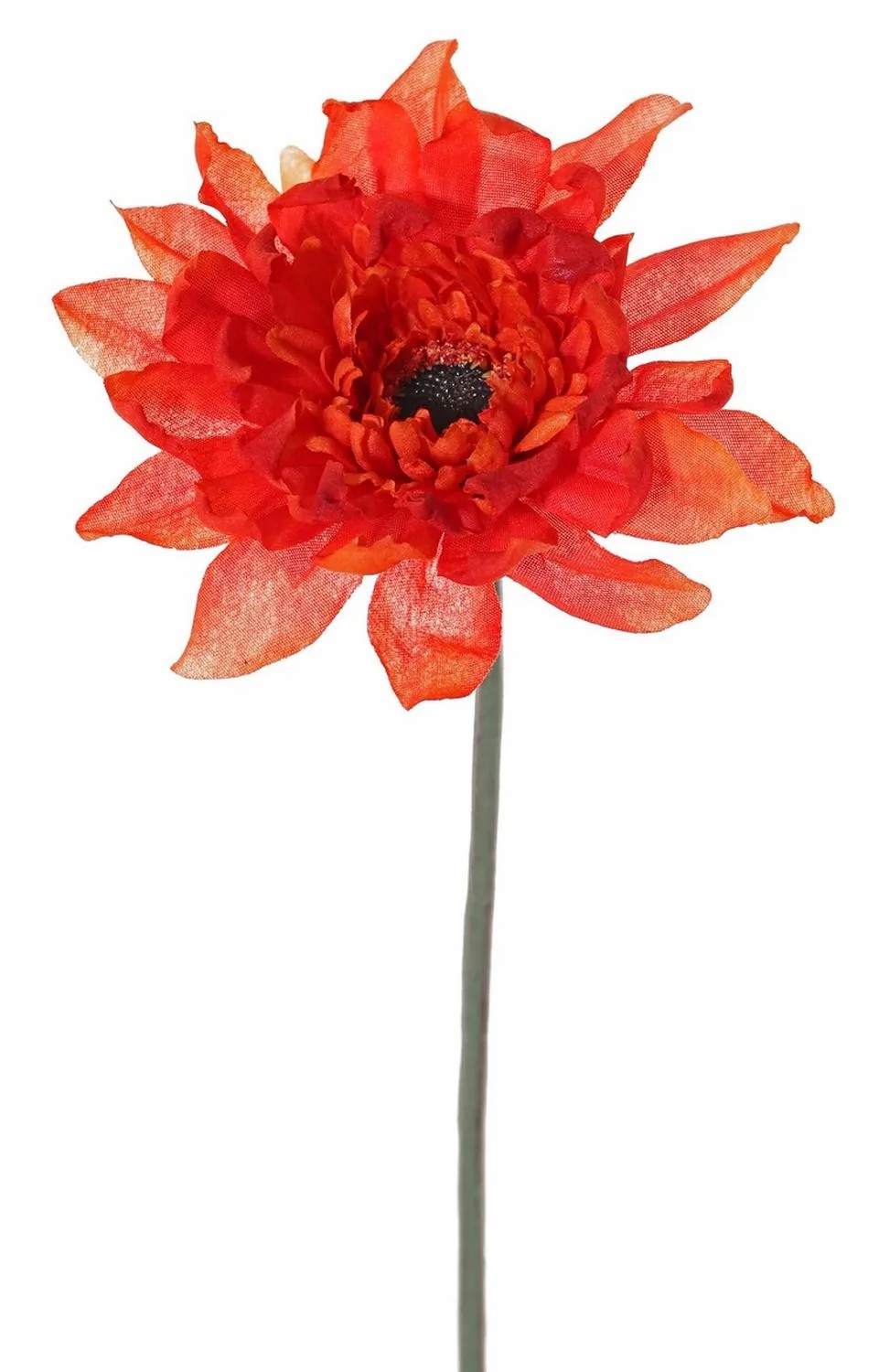 Gerbera | Artificial Flower Gerbera Pamilla, Orange, 26"/65Cm, Ø4.7"/12Cm Artificial Flowers Gerbera